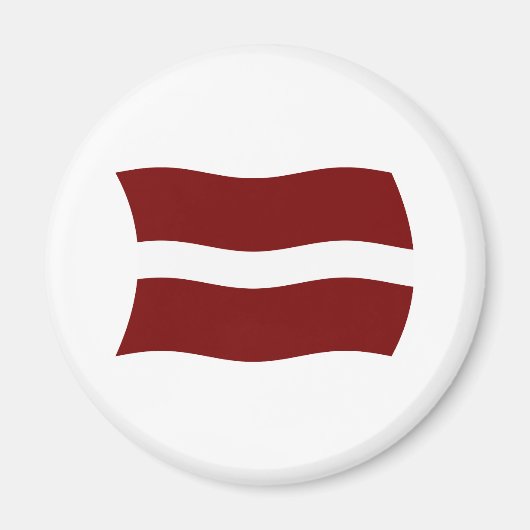 Letse Vlag Magneet (Voorkant)