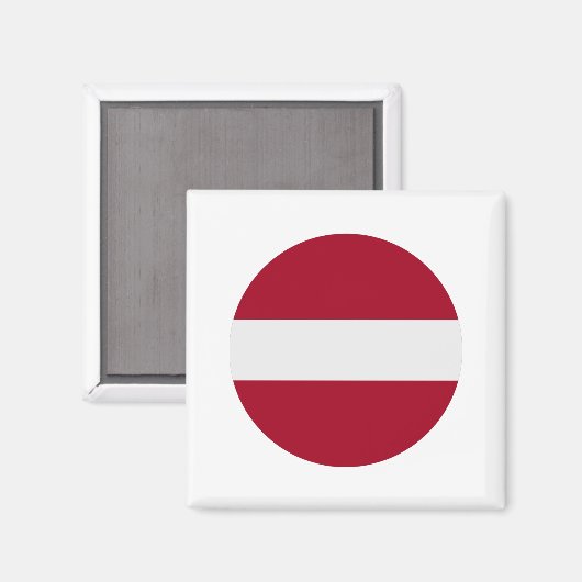 Letse vlag magneet (Voorkant / Achterkant)