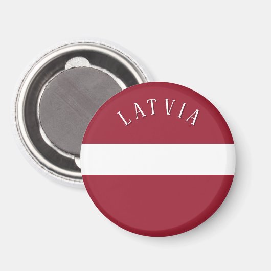 Letse Vlag (met bewerkbare tekst) Magneet