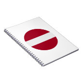 Letse vlag notitieboek (Rechterzijde)