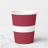 Letse vlag papieren bekers (Achterkant)