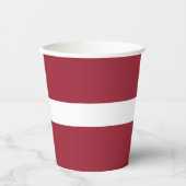 Letse vlag papieren bekers (Voorkant)