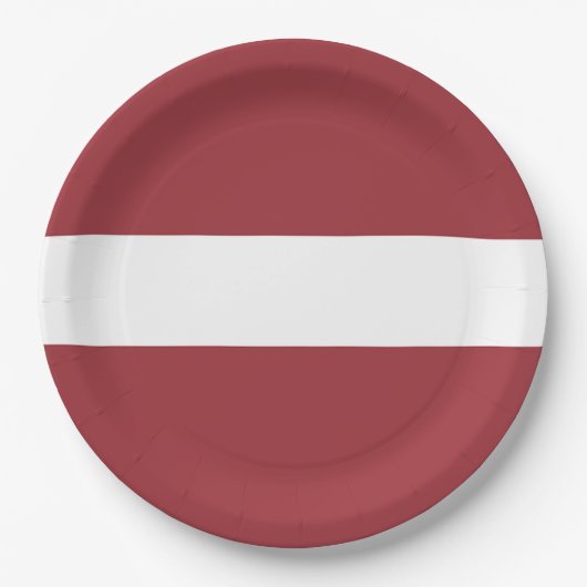 Letse vlag papieren bordje (Voorkant)