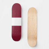 Letse vlag persoonlijk skateboard (Voorkant)
