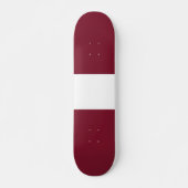 Letse vlag persoonlijk skateboard (Voorkant)