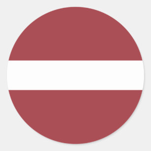Letse vlag ronde sticker