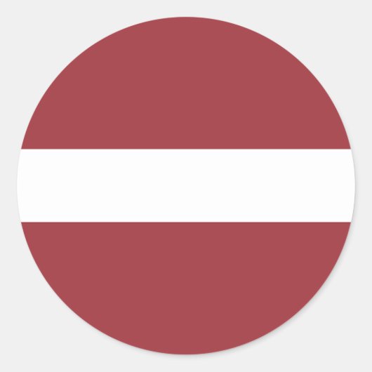 Letse vlag ronde sticker (Voorkant)