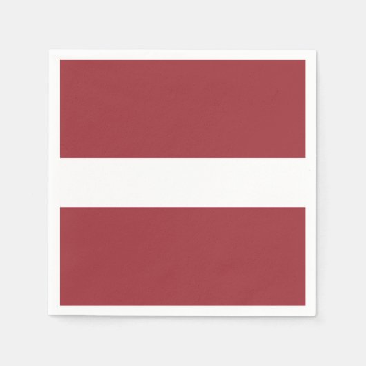 Letse vlag servet (Voorkant)