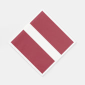 Letse vlag servet (Hoek)