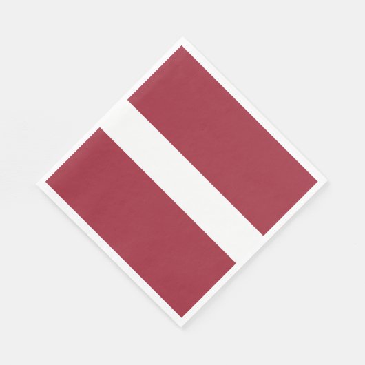 Letse vlag servet (Hoek)