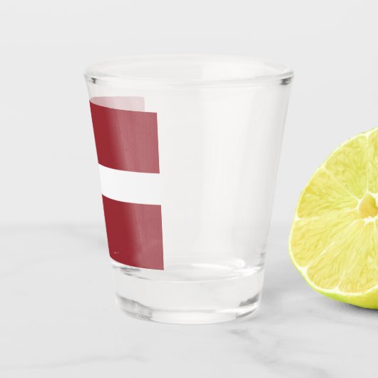 Letse vlag shot glas (Rechts)