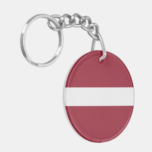 Letse vlag sleutelhanger (Voorkant Links)