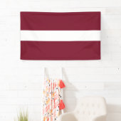 Letse vlag spandoek (Insitu)
