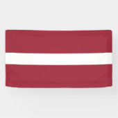 Letse vlag spandoek (Horizontaal)