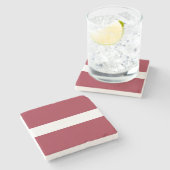 Letse vlag stenen onderzetter (Zijkant)