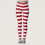 Letse vlag strepen Land symbool lijnen rood wit Leggings<br><div class="desc">Letse vlag strepen Land symbool lijnen rood wit</div>