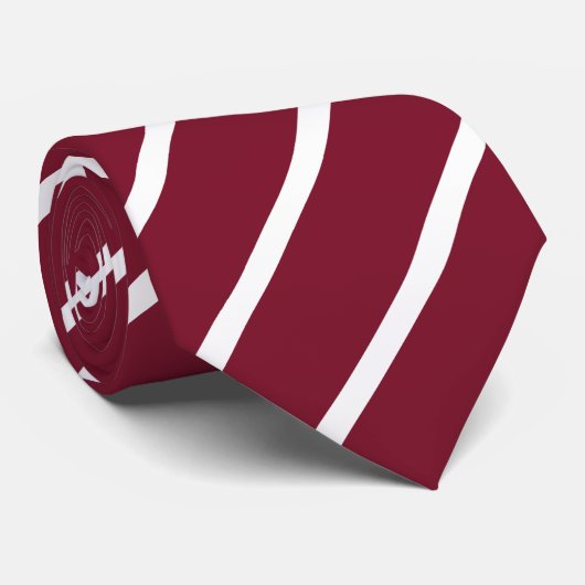 Letse vlag stropdas (Opgerold)