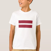 Letse vlag t-shirt (Voorkant)