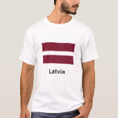 Letse vlag t-shirt (Voorkant)