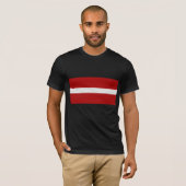 Letse vlag t-shirt (Voorkant volledig)