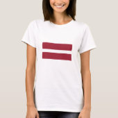 Letse vlag t-shirt (Voorkant)