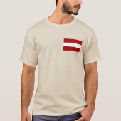 Letse vlag t-shirt (Voorkant)