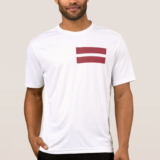 Letse vlag t-shirt (Voorkant)