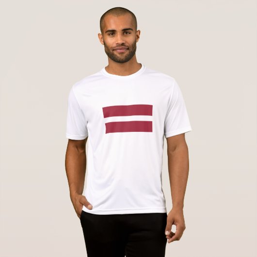 Letse vlag t-shirt (Voorkant volledig)