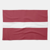 Letse vlag theedoek (Horizontaal)