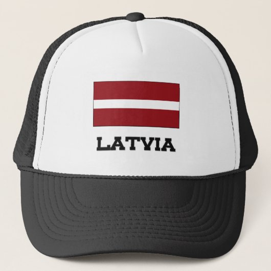 Letse vlag trucker pet (Voorkant)