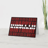 Letse vlag Verjaardag Kaart