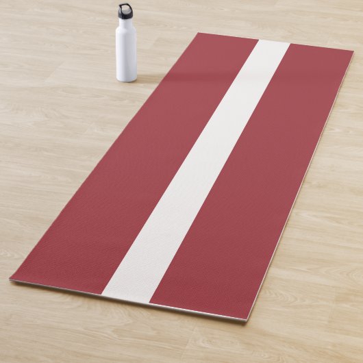 Letse vlag yogamat (In situ)