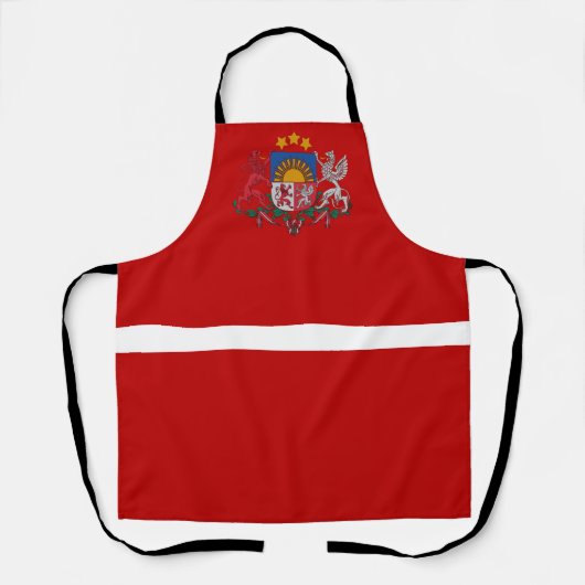 Letse vlaggen schort (Voorkant)