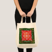  Letse volkskunst met symbolen olieverschilderen Tote Bag (Voorkant (product))