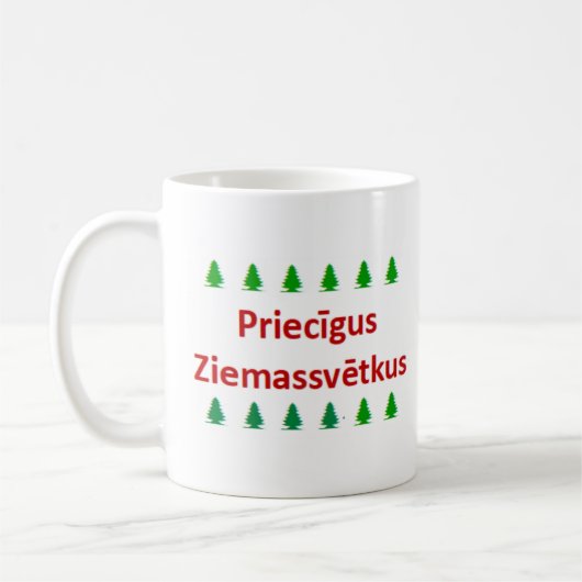Letse vrolijke kerst koffiemok (Links)