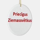 Letse vrolijke kerst Ornament (Rechts)