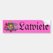 Letse vrouw bumper sticker (Voorkant)