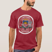 Letse Wapen Cirkelvorm T-shirt (Voorkant)