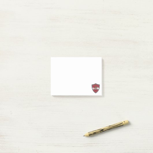 Letse wapenmerken post-it® notes (Op bureau)