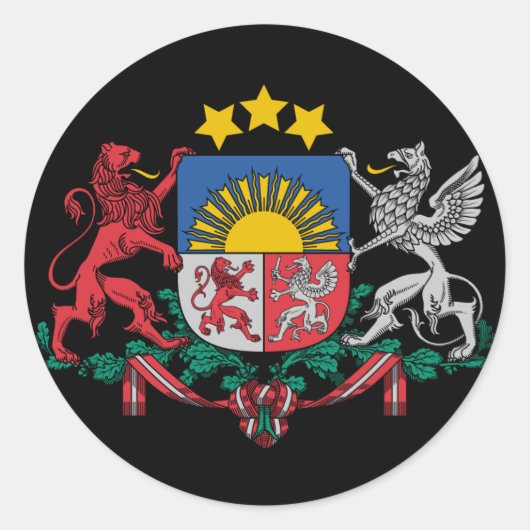 Letse wapenschild sticker (Voorkant)