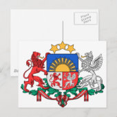 Letse wapenstilstand briefkaart (Voorkant / Achterkant)