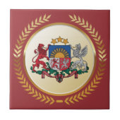 Letse wapenstilstand tegeltje (Voorkant)