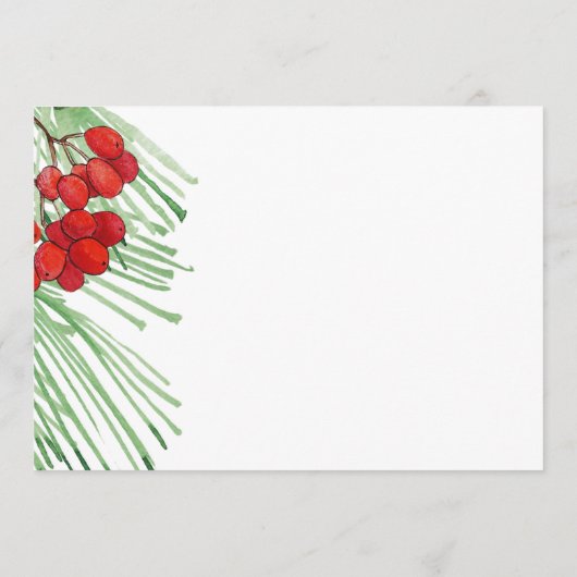 Letse Waterverf Priecigus Ziemassvetkus Foto (Achterkant)