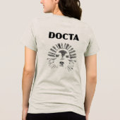 Letsel van stip van dotta Tri-Blend shirt (Achterkant)