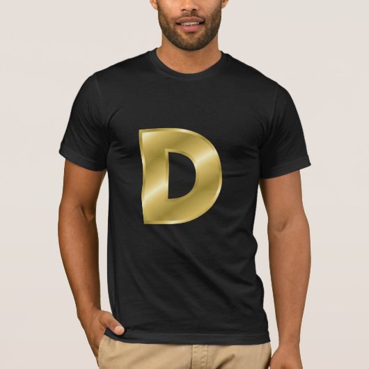 Lette D Mannen Basic Bella Canvas T-shirt (Voorkant)