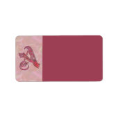 Letter A-adreslabel Etiket (Voorkant)