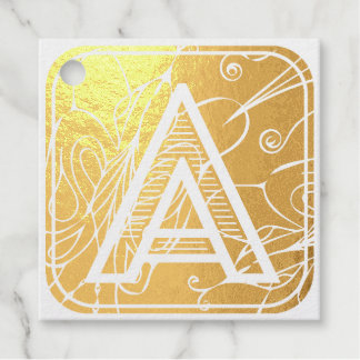 Letter A Alfabet ABC Bedankjes Labels