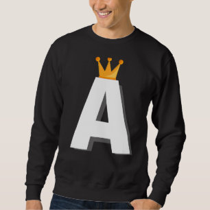 Letter A Alphabet Letter Initiaal Trui