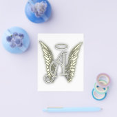 Letter A - Angel AlphabetEerste brief Wings Halo Flyer (Enkel)