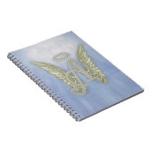 Letter A Angel Monogram Notitieboek (Rechterzijde)